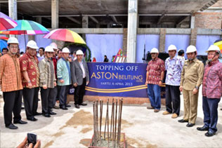 Snapshoot Topping Off Aston Belitung Hotel