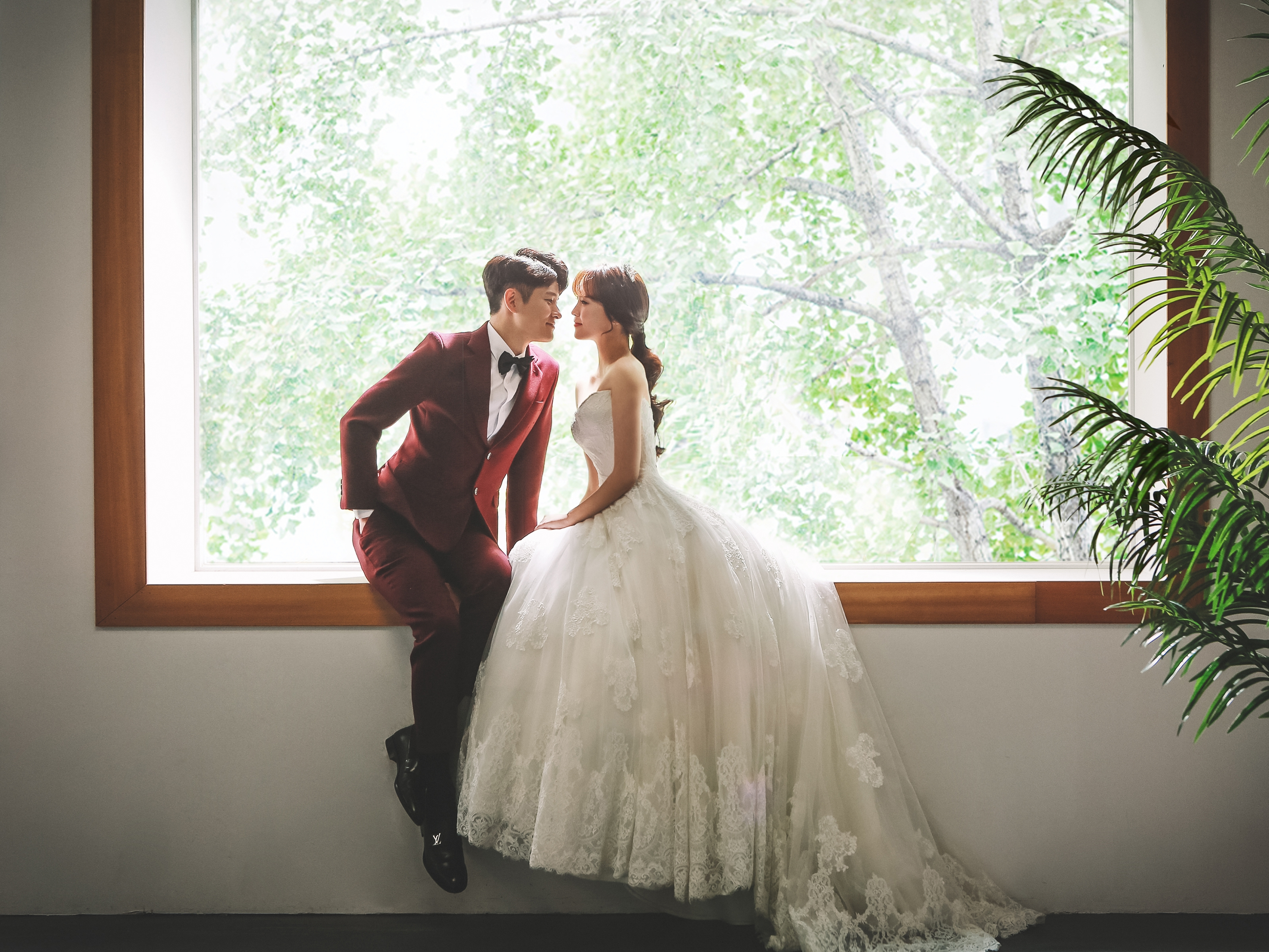 Wedding venue setup