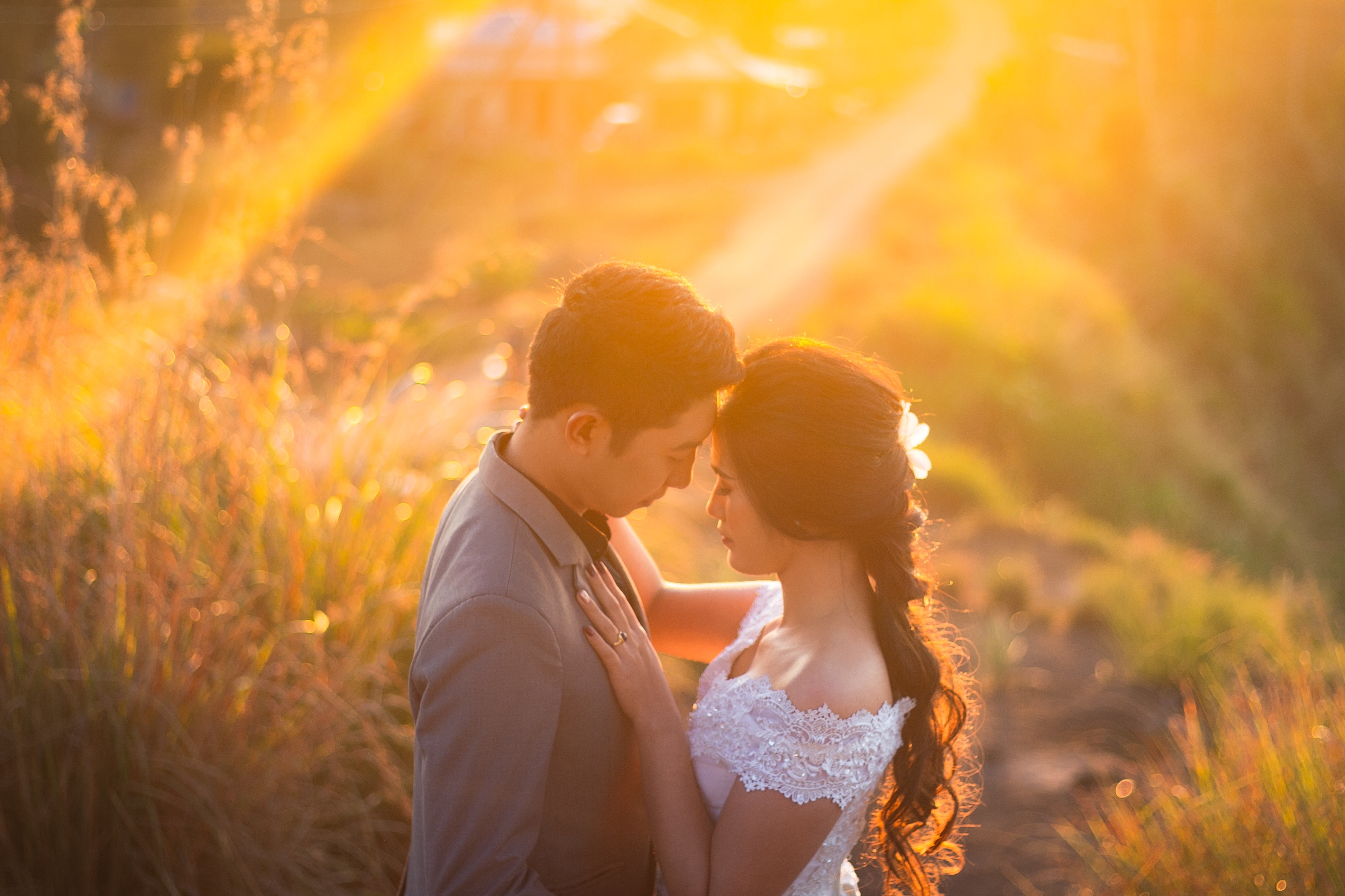 Wedding venue setup