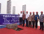 Topping Off Pembangunan Alana Surabaya