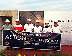Topping off ceremony for the new aston bojonegoro city hotel